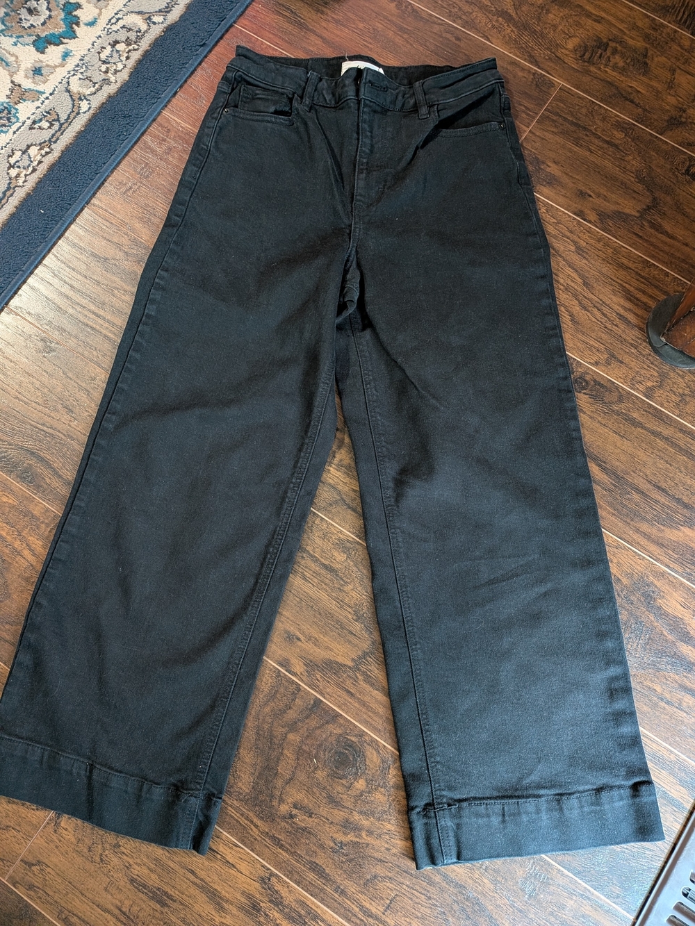 Carly Jean Los Angeles, Wide Leg Black Jeans